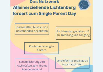 Forderungen des Netzwerks zum Single Parent Day – Tag der Alleinerziehenden
