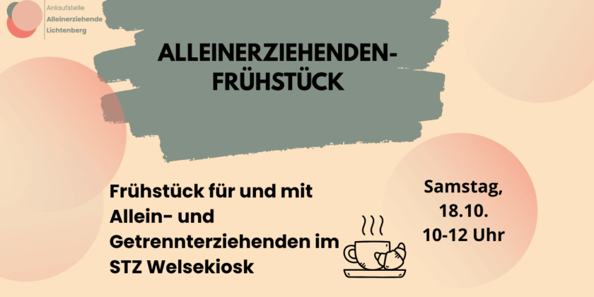 Frühstück für Alleinerziehende